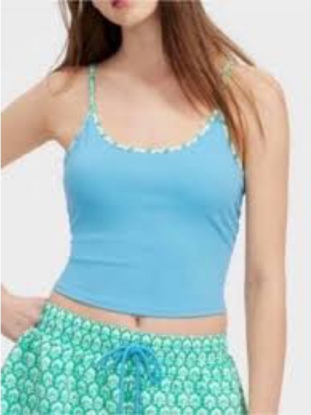 Roller Rabbit x Target Women's Tank Top, L - Blue